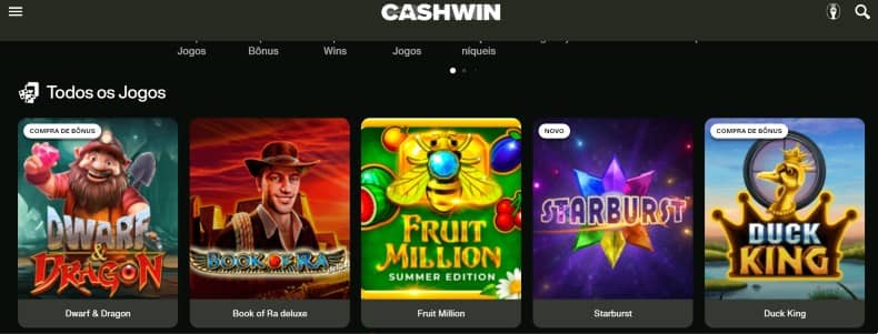 Melhores Cassinos Online Do Brasil Em 2024_CashWin Casino