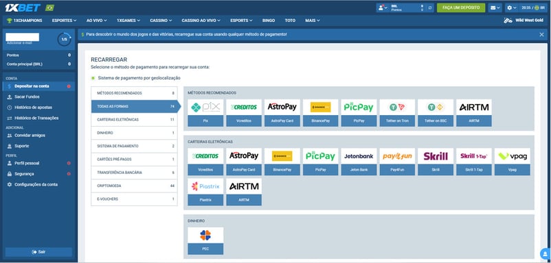 depósito com picpay