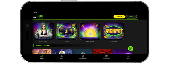 888casino app screenshot