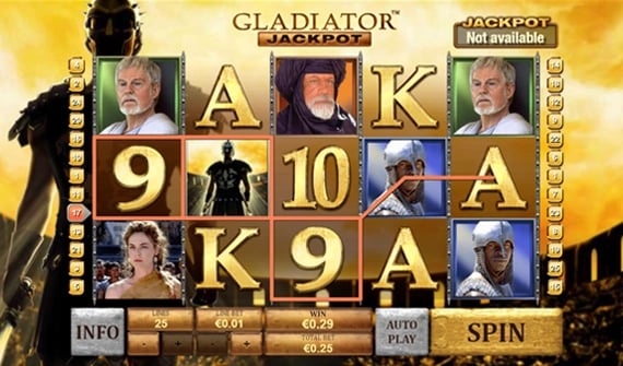 Gladiator Jackpot Spin Again