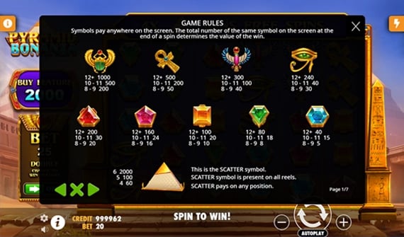 Pyramid Bonanza slot