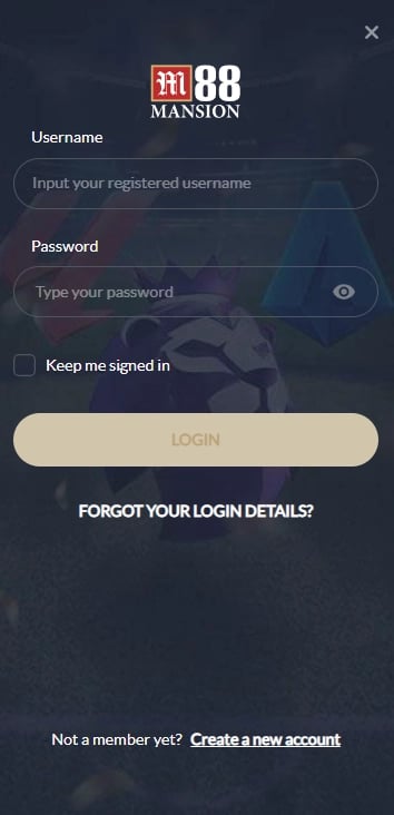 m88 login mobile