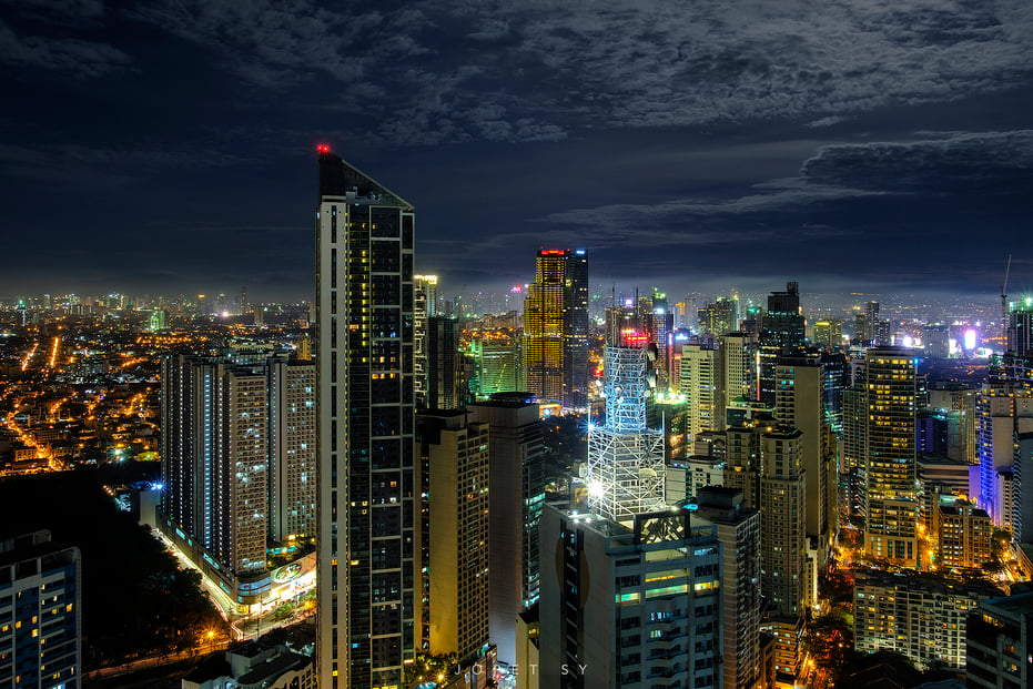 Manila Skyline at Night