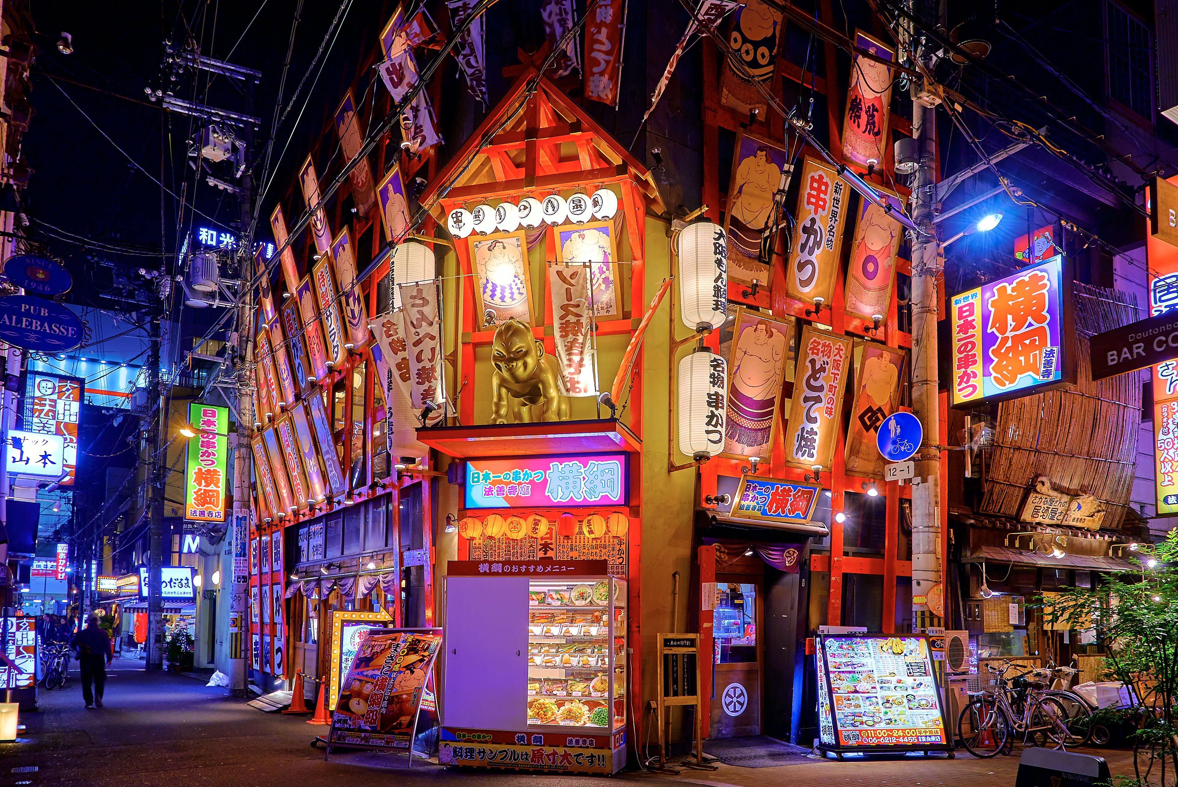 Night Lights in Osaka, Japan