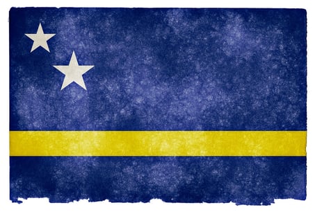 The flag of Curacao