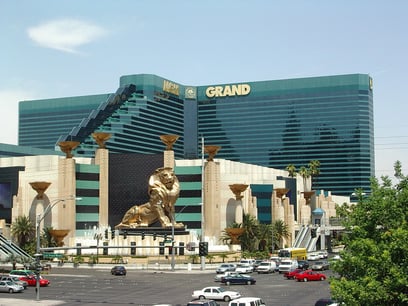 The MGM Grand Hotel and Casino in Las Vegas