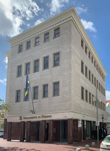 The Parliament Building of Curacao