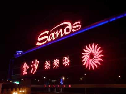 Sands Macau Sign