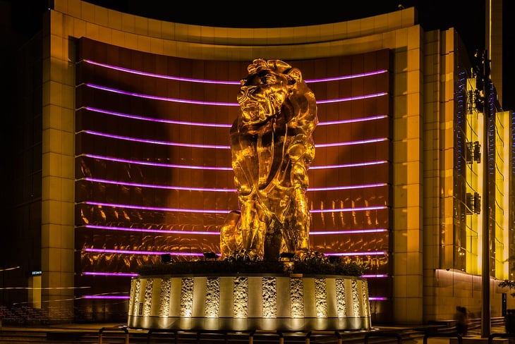 MGM Lion Statue