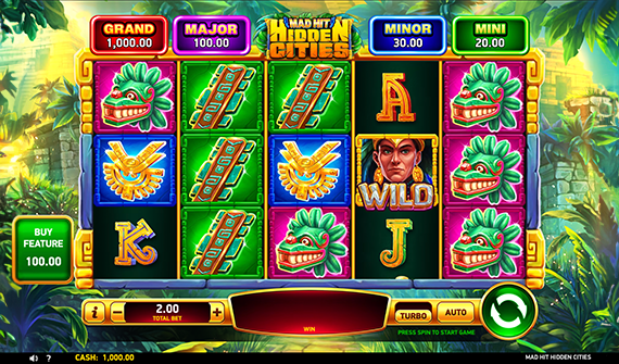 Mad Hit Hidden Cities slot