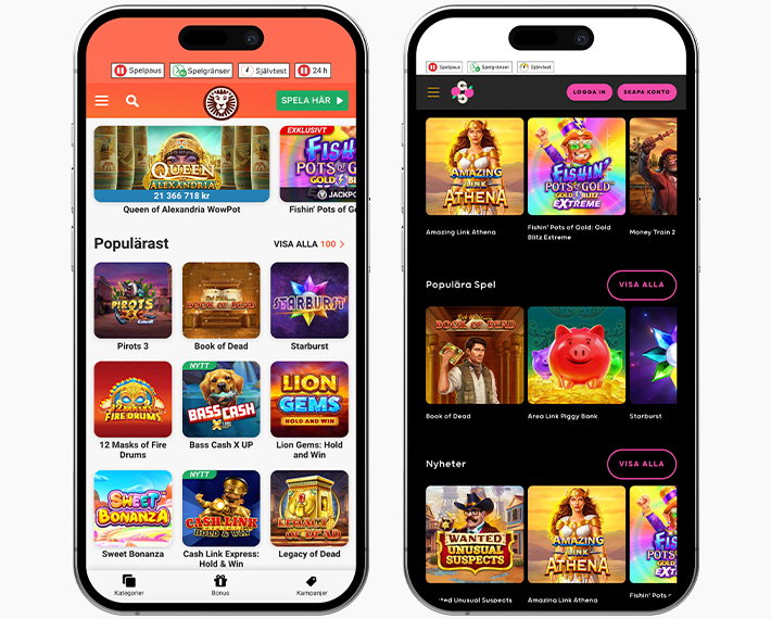 Mobile casinos apps in sweden