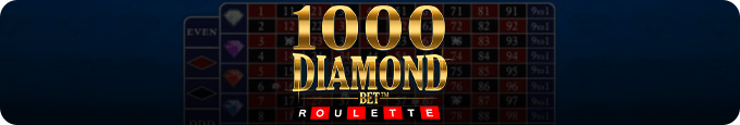 1000 Diamond Bet Roulette