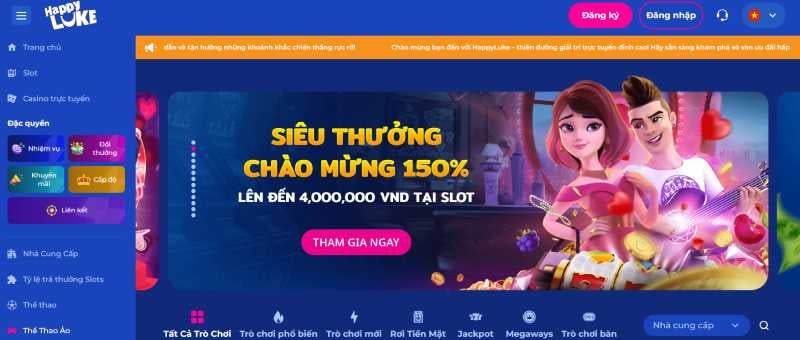 Trang chủ casino HappyLuke