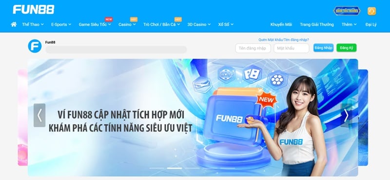 trang chủ sòng bạc trực tuyến Fun88